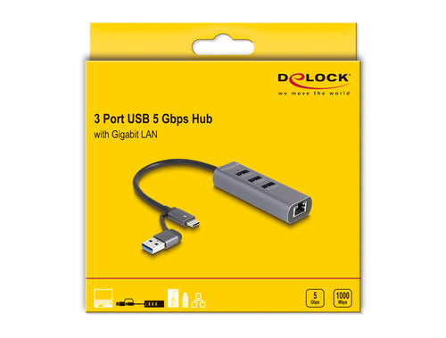 DeLOCK 64282 laptop dock/port replicator