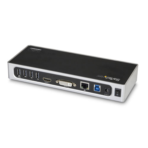 USB 3.0 Dual Monitor Laptop-Dockingstation HDMI DVI VGA 6-Port USB-Hub