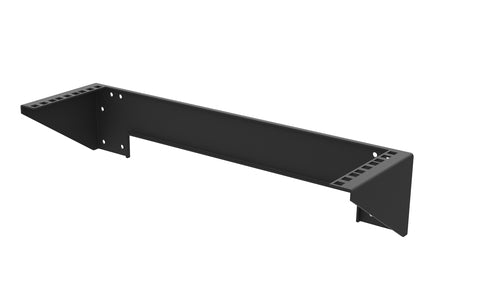 3HE Rack-Schrank-Montagewinkel 48kg Traglast Schwarz