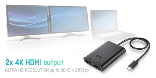 i-tec C31DUAL4KHDMI USB graphics adapter