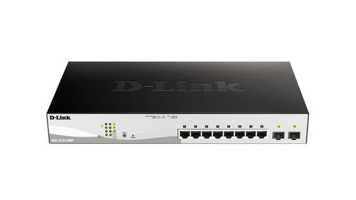 Network Switch D-Link DGS-1210-10MP 10-Port Gigabit PoE+ 2x SFP Managed