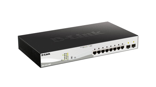 Network Switch D-Link DGS-1210-10MP 10-Port Gigabit PoE+ 2x SFP Managed