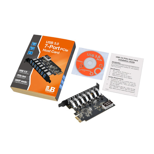PCIe-USB-3.2-Gen-1-Schnittstellenkarte Siig LB-US0514-S1 5 Gbit/s Schwarz