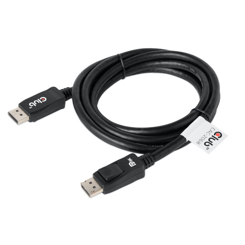 CLUB3D DisplayPort 1.4 HBR3 Cable - 2m - 8K at 60Hz - Male to Male