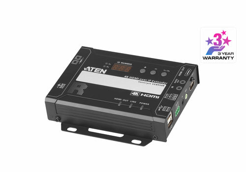 AV Extender 4096x2160 Auflösung 100M Reichweite Kabelgebundener Empfänger