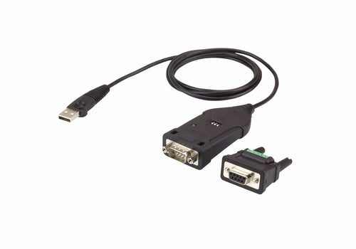 ATEN UC485 1,2 m serielles Kabel – USB Typ-A auf DB-9 Stecker, Schwarz
