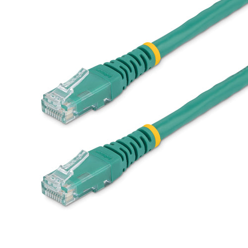 StarTech.com CAT6 Ethernet-Kabel – 0,3m Grün, 650MHz, Hochgeschwindigkeits-Netzwerk