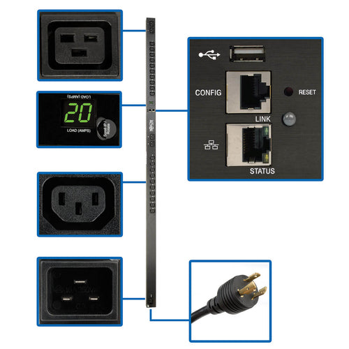 Tripp Lite PDUMNV20HVLX power distribution unit (PDU)