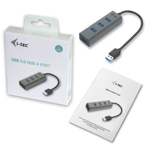 i-tec Metal U3HUBMETAL403 interface hub