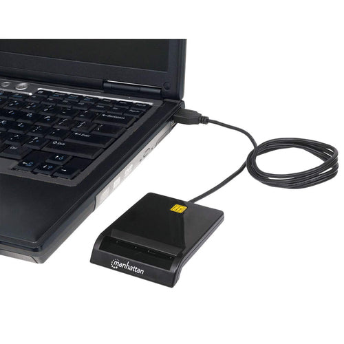 Smart Card Reader Manhattan 102049 USB-A 12Mbps External Windows Mac