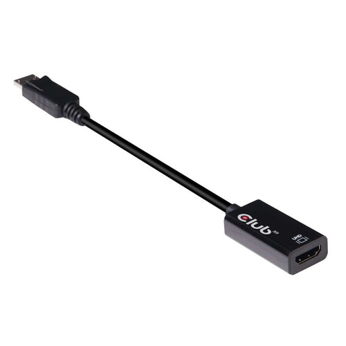 DisplayPort 1.4 auf HDMI 2.0b Aktiver Adapter Club3D Schwarz