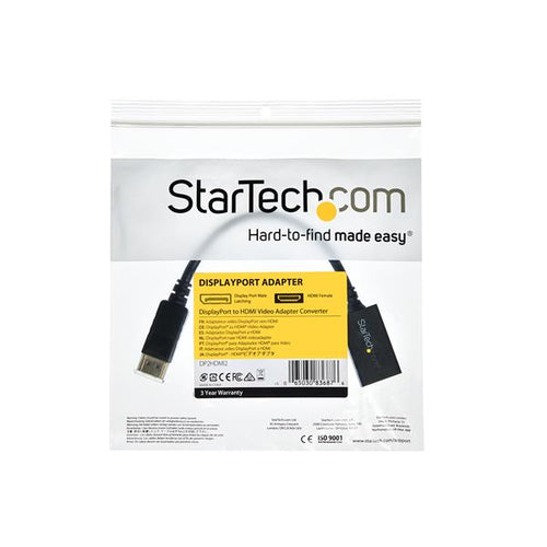 StarTech.com DP2HDMI2 video cable adapter