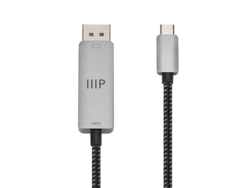 Video Cable Adapter Monoprice 44469 DisplayPort to USB-C 1.8m Male