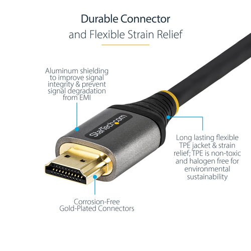 StarTech.com 4,8 m HDMI 2.0 Kabel - Ultra HD 4K 60Hz, HDR10, Ethernet