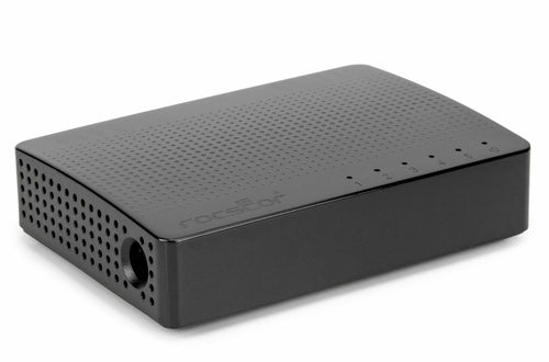 Gigabit Ethernet Switch Rocstor JetConnect JC5 Unmanaged Network Device