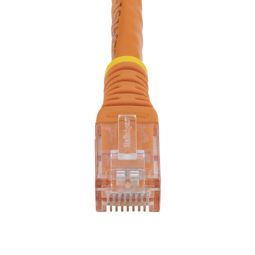 StarTech.com CAT6-Ethernetkabel 7,6m – Orange, 650 MHz, Gigabit-Netzwerk