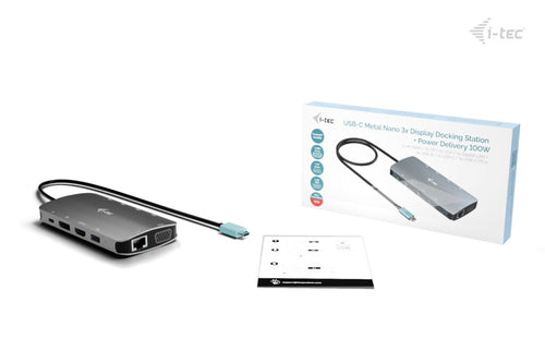i-tec C31NANOTRIDOCKPD laptop dock/port replicator