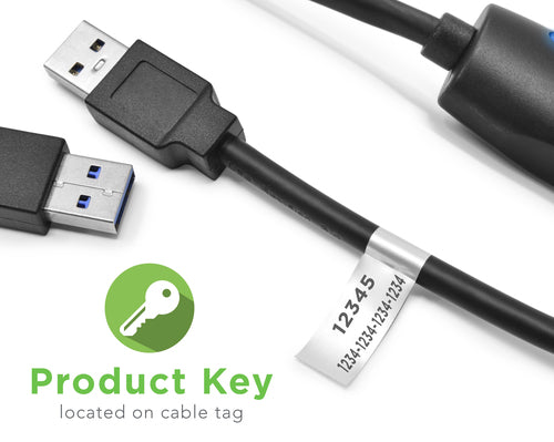 Plugable Technologies USB3-TRAN 2m USB 3.0 Data Transfer Cable - High-Speed for Windows