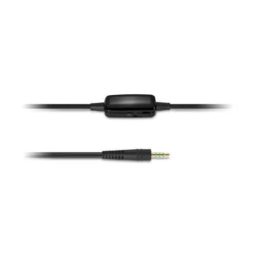 Kabelgebundenes Headset mit Mikrofon und Lautstärkeregelung, 3,5-mm-Klinkenanschluss – Kensington Classic
