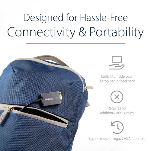 StarTech.com DisplayPort to VGA Adapter - Active DP to VGA Converter - 1080p