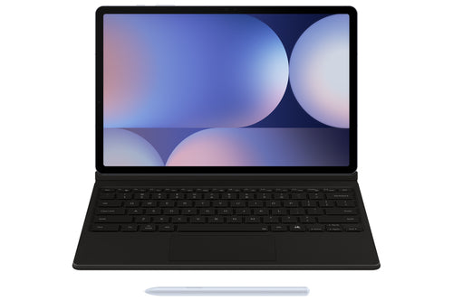Samsung Galaxy Tab S10+ S9+ S9 FE+ QWERTZ Tastatur Trackpad - Schwarz