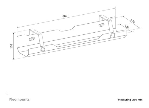 Neomounts ADS07-122WH cable organizer