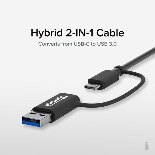 2.5G USB-C-Ethernet-Adapter Plugable Technologies 5000 MBit/s