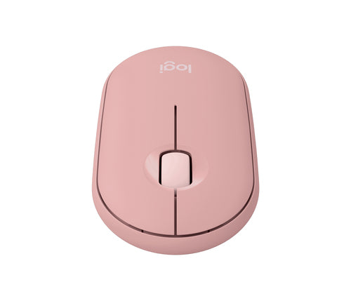 Logitech Pebble M350s Kabellose Bluetooth Maus 4000 DPI Beidhändig Rosa