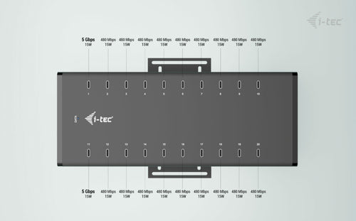 i-tec CACHRGHUB20CUK mobile device charger