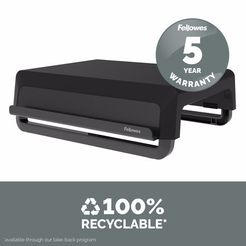 Fellowes Breyta Black Verstellbarer Monitorständer – Freistehend, Tragkraft 15 kg