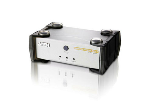 KVM-Switch ATEN CS231 1920x1440 Auflösung 2 Ports Silber