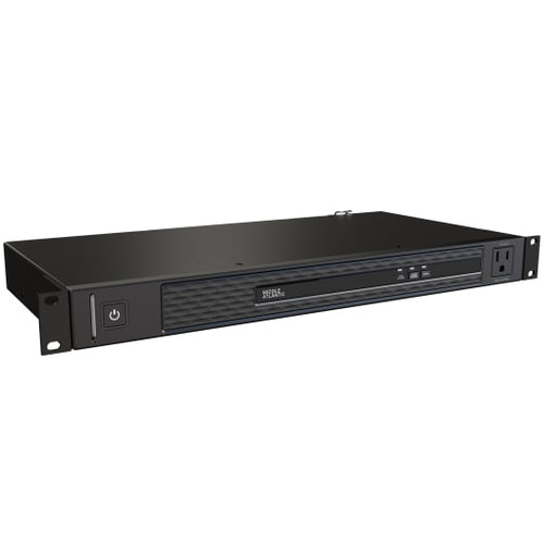 Power Distribution Unit 1U Horizontal 9 AC Outlets Black