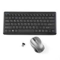 Wireless Keyboard Verbatim 70739 80% RF QWERTY Black Mouse Included
