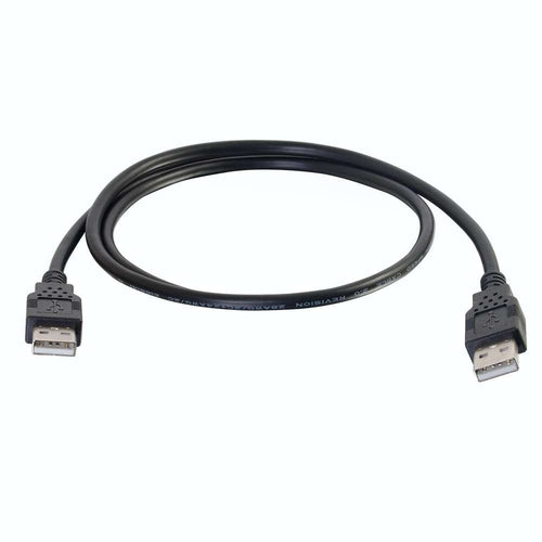 2m USB 2.0 A-Stecker auf A-Stecker Kabel Schwarz 0,48 Gbit/s