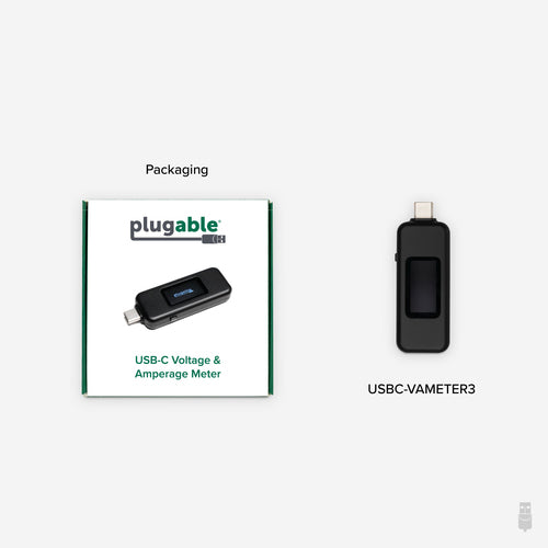 Plugable Technologies USBC-VAMETER3 power supply tester