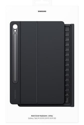 Samsung Galaxy Tab S9 EF-DX725 QWERTZ Tastatur mit Touchpad – Schwarz
