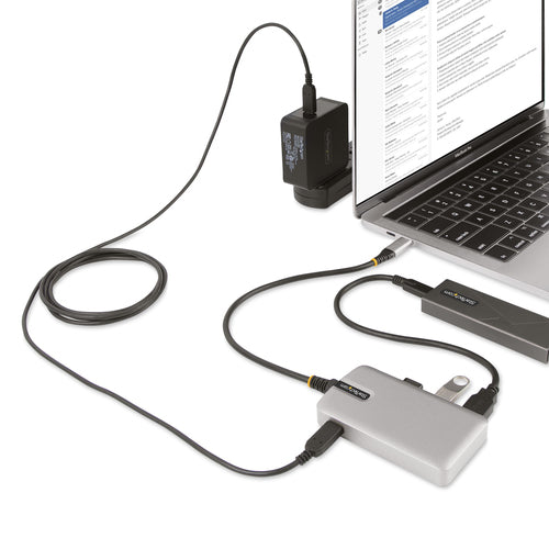 StarTech 4-Port USB-C Hub mit 4K-Videoausgang und 100W Power Delivery