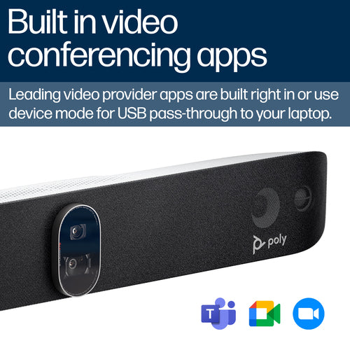HP Poly Studio X72 All-In-One Video Bar video conferencing system