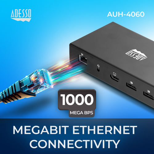 Adesso AUH-4060 laptop dock/port replicator