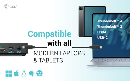 i-tec C31TRIPLEDOCKPDPRO2UK laptop dock/port replicator