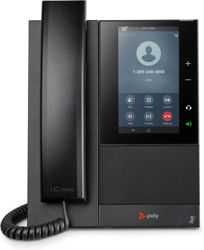 HP Poly CCX 500 Business Media Phone with Open SIP and PoE-enabled IP phone