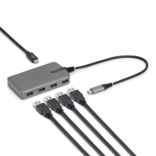 USB-C Hub 4-Port USB 3.2 Gen 1 5Gbps mit USB-A-Anschlüssen