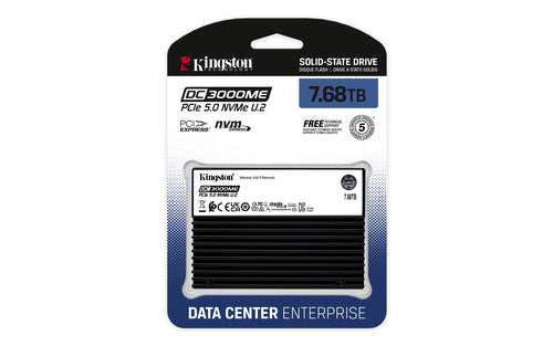 Kingston Technology DC3000ME 7,68TB U.2 NVMe SSD – PCIe 5.0 Enterprise-Speicher
