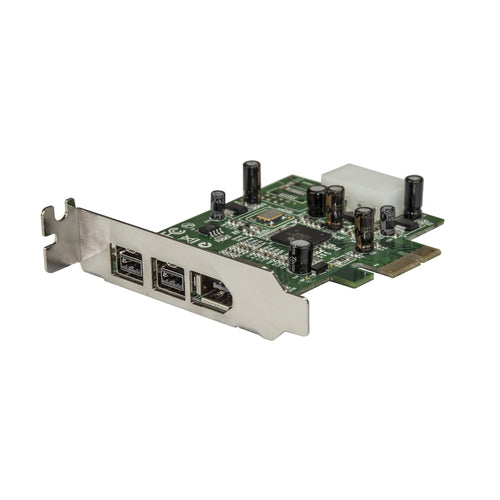 3 Port Low Profile PCIe 1394 FireWire Card Adapter StarTech.com