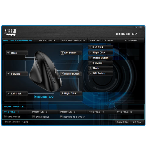 Adesso iMouse E7 mouse