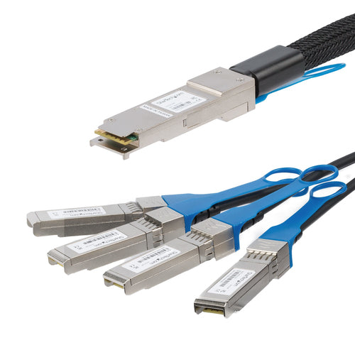 40G QSFP+ auf 4x SFP+ Direct Attach Breakout Kabel 1m - StarTech.com