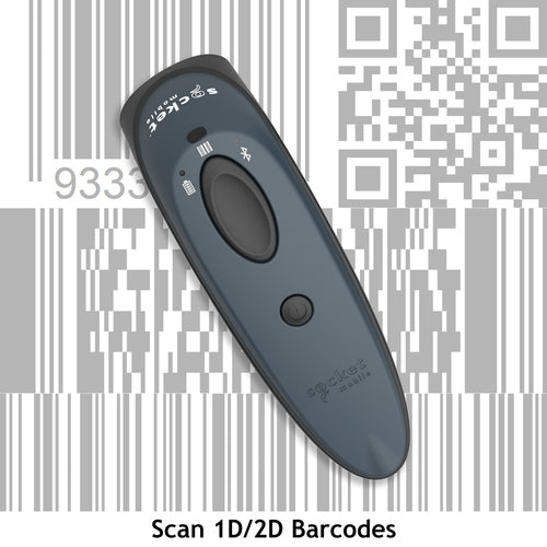 Handheld Barcode Scanner Socket Mobile DuraScan D740 1D 2D Formats LED Indicator