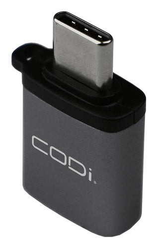 USB-C to USB-A Gender Changer Adapter CODi ADP-CA10 Grey