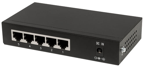 5-Port Gigabit-Ethernet-PoE+-Switch Intellinet 60W PSE-Ports Unmanaged