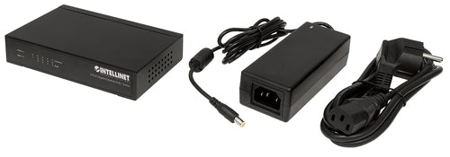 5-Port Gigabit-Ethernet-PoE+-Switch Intellinet 60W PSE-Ports Unmanaged